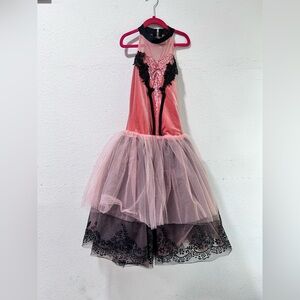 Weissman Pink and Black Dance Costume